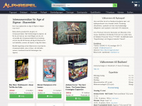 alphaspel.se Webseite Vorschau