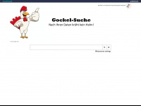 gockel-suche.de Webseite Vorschau