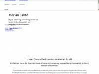 meriansante.ch Webseite Vorschau