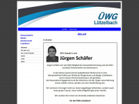 üwg-lützelbach.de Webseite Vorschau