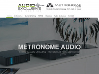 metronome-audio.at Webseite Vorschau