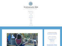 krishnamurtis-welt.com Webseite Vorschau