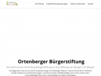 buergerstiftung-ortenberg.de Webseite Vorschau