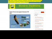 buendnis-stadtklima.de Webseite Vorschau
