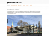 leonhardsvorstadt.de Webseite Vorschau