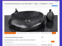stein-waschbecken.de Webseite Vorschau