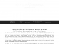weinhaus-rosenthal.de Webseite Vorschau