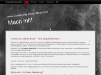 community-driven-book.com Webseite Vorschau