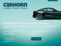 carhorn.at Webseite Vorschau