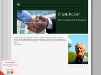 kozian.com Webseite Vorschau