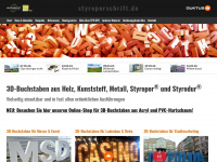styroporschrift.de Webseite Vorschau