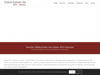 klaus-kaiser.de Webseite Vorschau