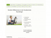 styriadogs.at Webseite Vorschau