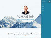 michaelihde.ch Webseite Vorschau
