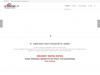 rgmeiner-motorgeraete.ch Webseite Vorschau