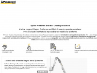 palazzaniindustrie.com Webseite Vorschau