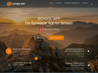 school-app.ch Webseite Vorschau