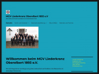 mgv-oberelbert.com Webseite Vorschau