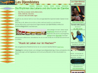 les-djembistes.de Webseite Vorschau