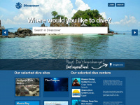 divescover.com Webseite Vorschau