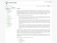 scrutari.net Webseite Vorschau