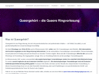 queergehoert.de Webseite Vorschau