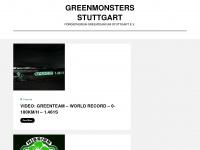 greenmonsters-stuttgart.de Webseite Vorschau