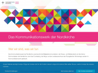 kommunikationswerk-nordkirche.de Webseite Vorschau