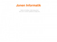 jonen-informatik.ch Webseite Vorschau