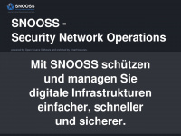 snooss.com Webseite Vorschau