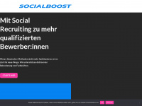 socialboost.ch Webseite Vorschau