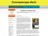 schlafzimmer-berlin-entruempelung.de Webseite Vorschau