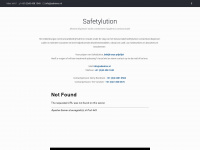 safetylution.nl Webseite Vorschau