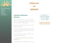horizont-ambulant.info Webseite Vorschau