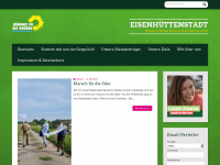 gruene-eisenhuettenstadt.de Webseite Vorschau