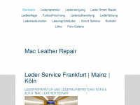 mac-leather-repair.jimdofree.com Webseite Vorschau