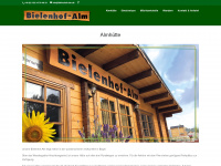 bielenhof-alm.de Webseite Vorschau