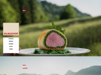 klaushof-fleisch.at Webseite Vorschau