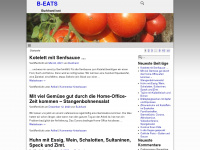 b-eats-blog.de Webseite Vorschau