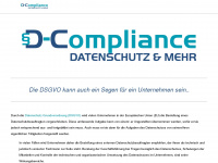 d-compliance.de Webseite Vorschau