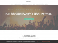 party-power-dj.de Webseite Vorschau