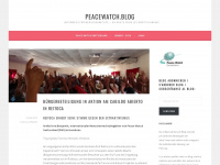 peacewatch.blog Webseite Vorschau