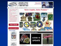 sportpins.com Webseite Vorschau