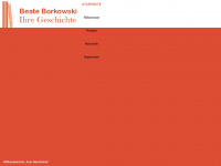 beateborkowski-ihregeschichte.info Webseite Vorschau