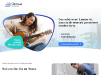musikschule-oktave.de Webseite Vorschau