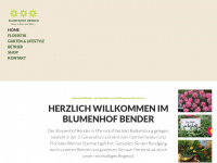 blumenhofbender.com Webseite Vorschau