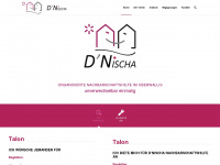 nischa.ch Webseite Vorschau