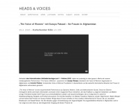 headsandvoices.com Webseite Vorschau