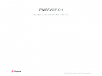 swissvoip.ch Webseite Vorschau