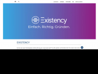 existency.de Webseite Vorschau